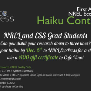 EcoPress Haiku advertisement 2012