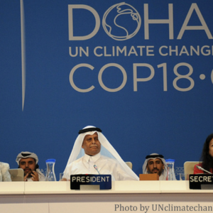 COP18 climate change conference. Doha, Qatar