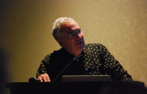 Dr. Dan Simberloff during his keynote address