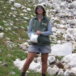 Jill Baron sampling at RMNP