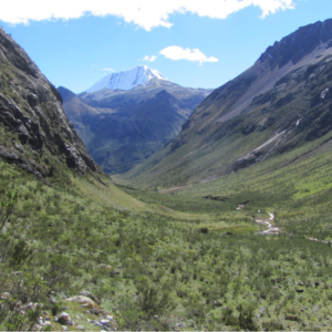 A picture illustrating the magnitude of the previous glaciation