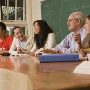 Students excited about discussion
