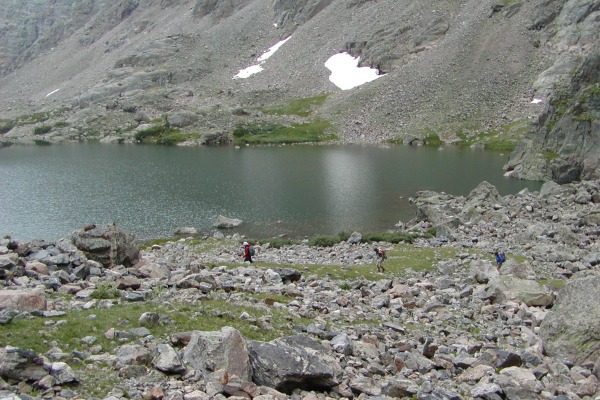 Loch Vale, RMNP close up.