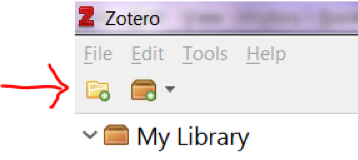 Zotero tutorial screenshot