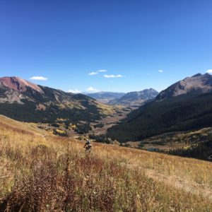 Gothic, Colorado viewed from the 401 trail near Schofield Pass