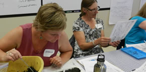 Sorting soil samples