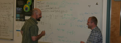 Dr. Hooten working on bayesian model