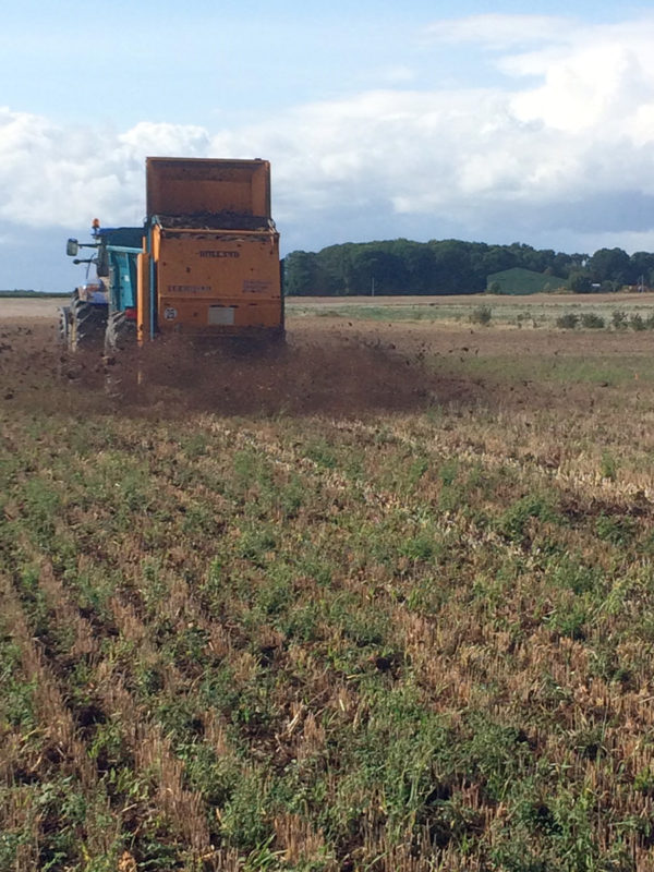 Field composting at Veolia field experimental site in France