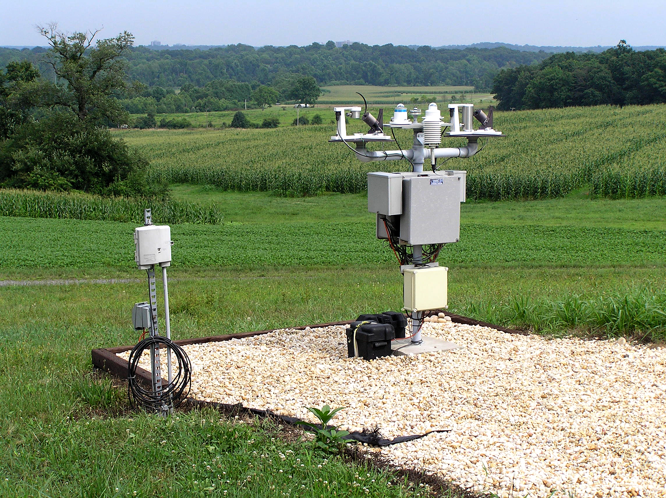 UV-B radiation site in Beltsville Maryland